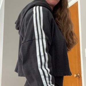 Adidas cropped hoodie
